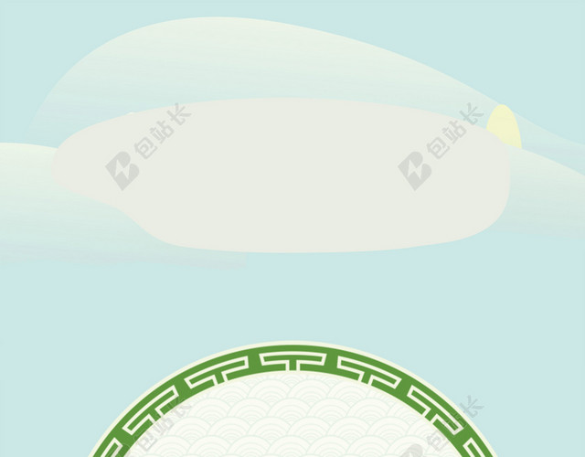 波纹底纹手绘龙舟端午节海报背景素材