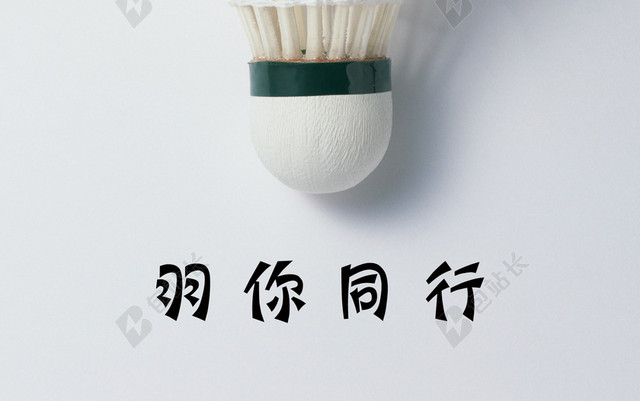 立体羽毛球背景
