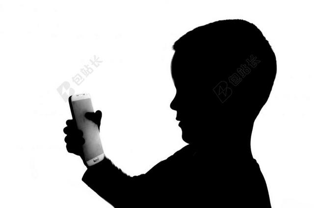 人 白 电话 控股 孩子 球员 侧视图 外形 孤立 乐趣