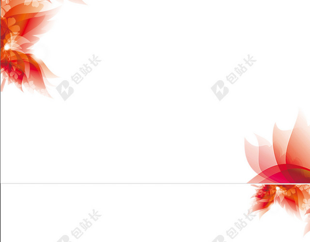 中国风典雅花朵海报背景模板