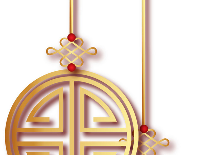 中国风新年装饰吊坠中国结