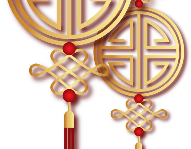中国风新年装饰吊坠中国结