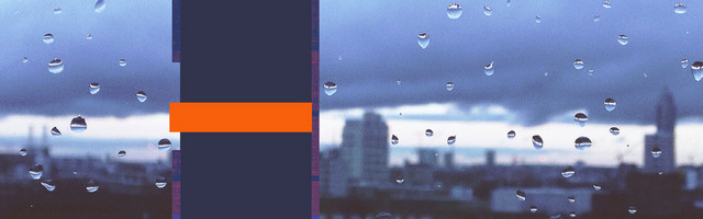 雨滴都市几何图形商务名片设计海报背景