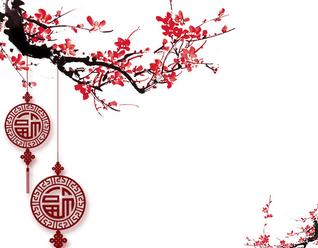 梅花中国风素材