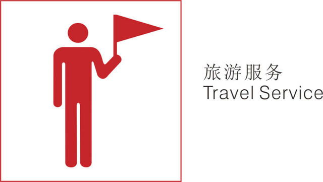 导游风景景区标志