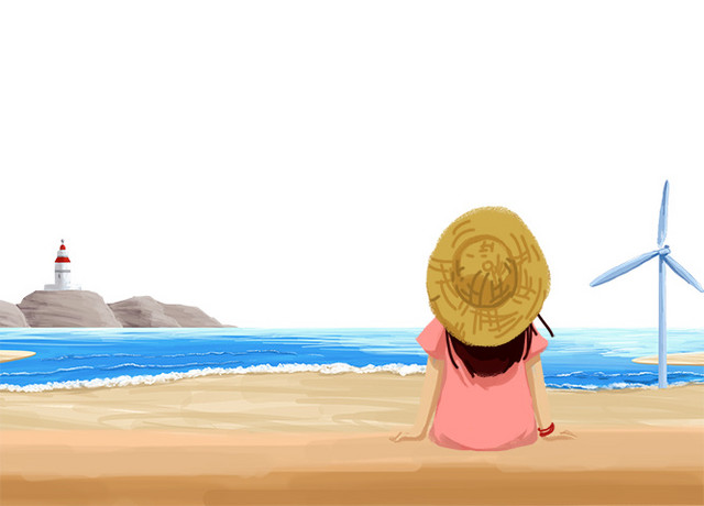 夏季旅游小清新边框