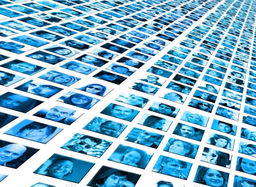 蓝色的照片背景图片