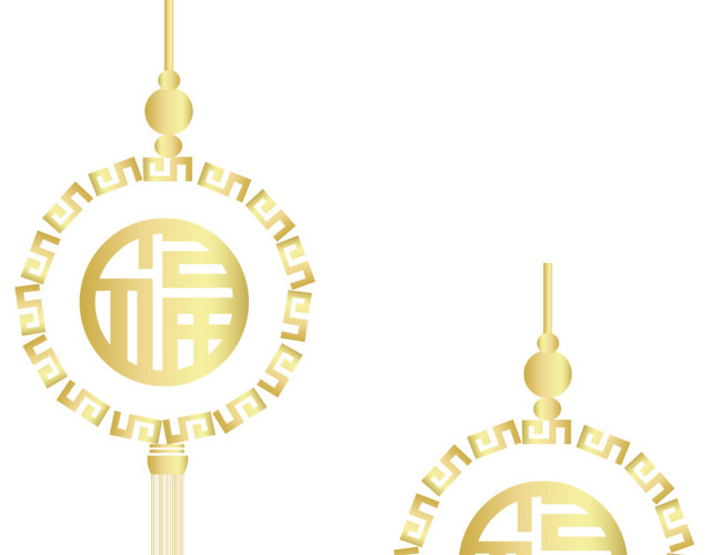 元旦中国结矢量