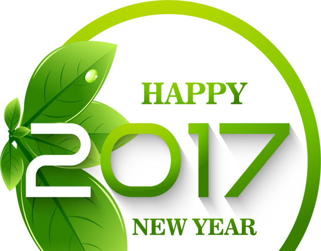 绿色树叶清新2017