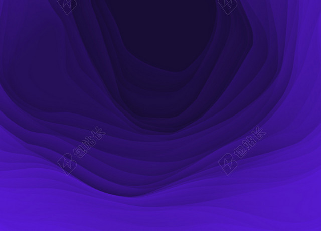 玫瑰纹理紫色伪3D时尚大气海报