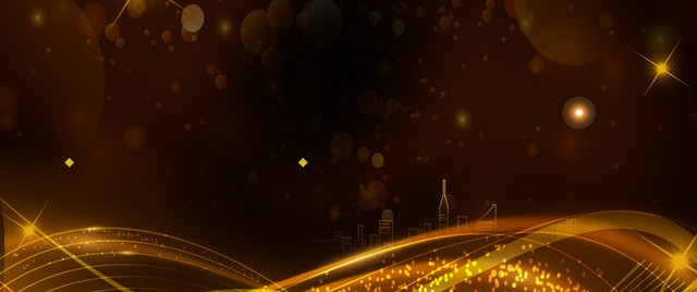 2018黑金年终盛典黑色BANNER