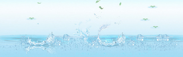 蓝色水纹简约背景