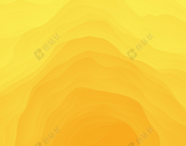 伪3D抽象玫瑰纹理大气黄色渐变海报