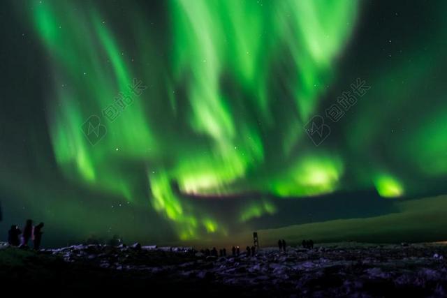 极光 冰岛 北部 天空 夜 现象 天文学 BOREALIS
