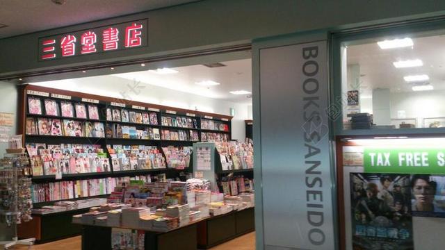 建筑简约日本书店背景图片