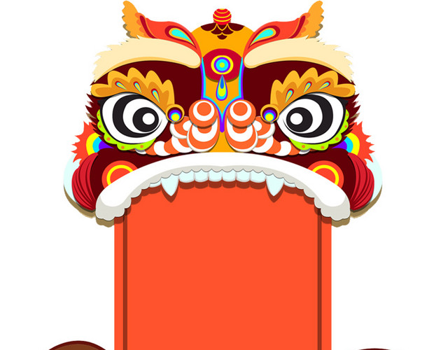 元宵节卡通背景素材