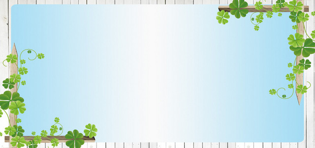 边框木质纹理蓝色BANNER背景