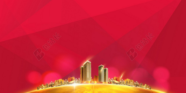 金色建筑背景