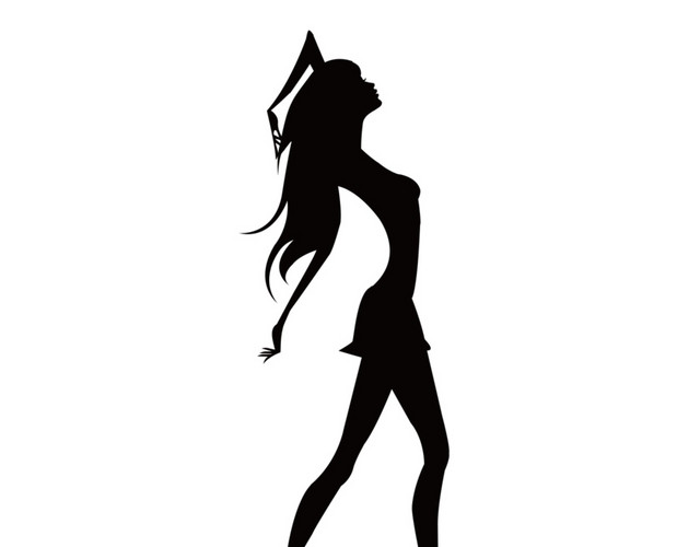 性感女郎舞蹈剪影