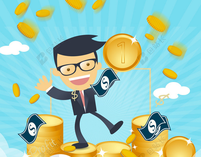 金融海报背景素材