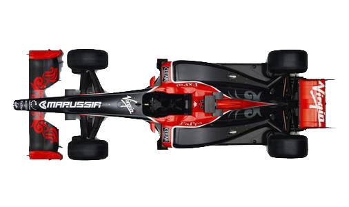 F1赛车俯视图