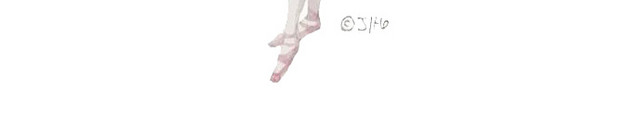 手绘舞蹈女孩