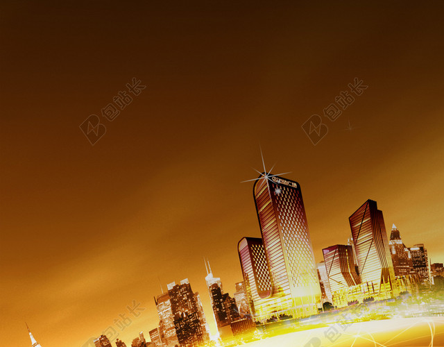 金色商务背景