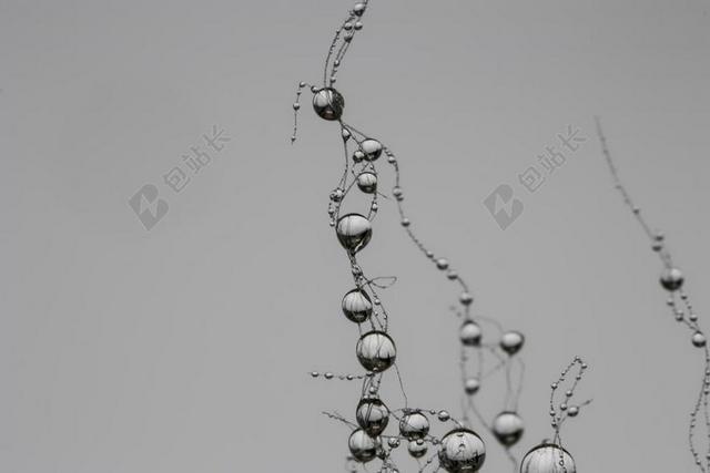 降 网络 突触 珍珠 灰色 雨滴 别墅