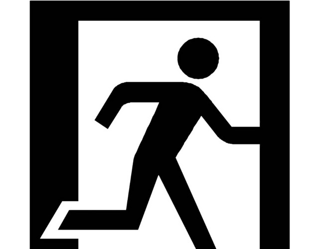 安全出口紧急标示符