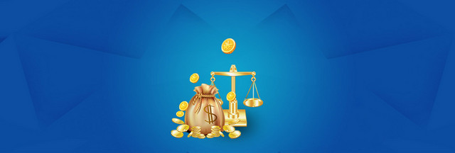 蓝色金融理财企业BANNER