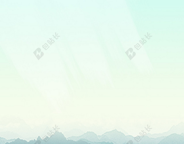 蓝天大海中国风山水源文件H5背景