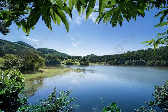 天空和湖泊 业务 大自然 春天 储集层 风光 大韩民国 绿色
