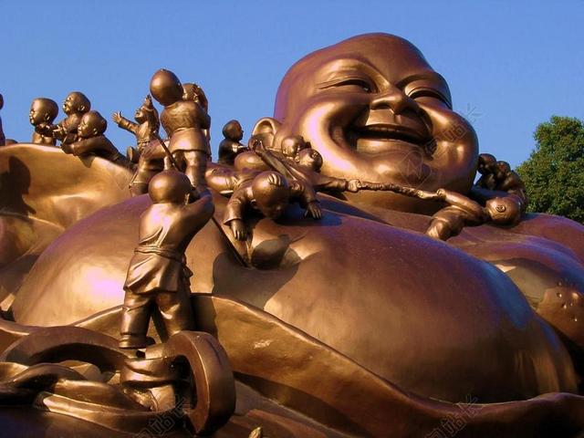 金色的金色佛像背景图片