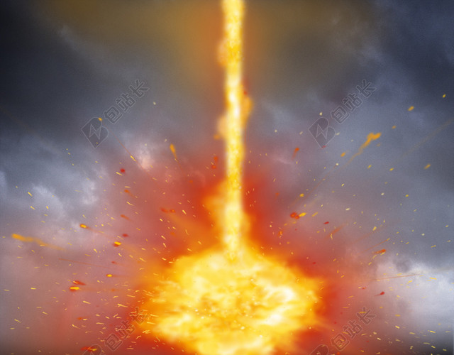 盛大开业火爆火星背景