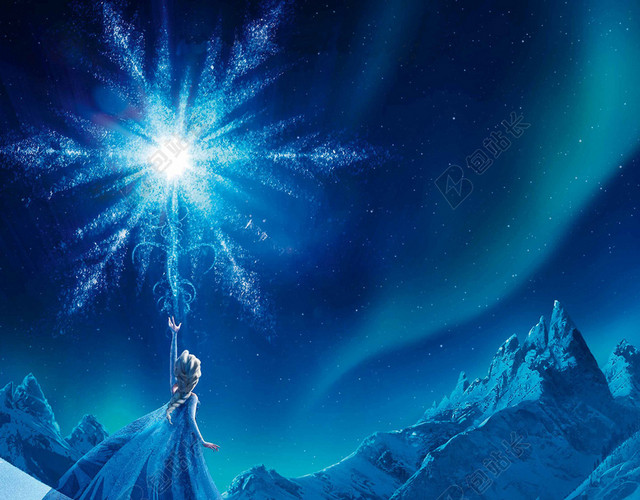 蓝天云层天空梦幻商业背景图