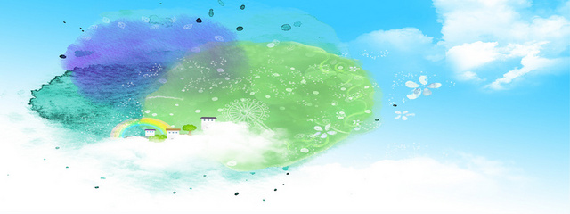 梦幻天空背景