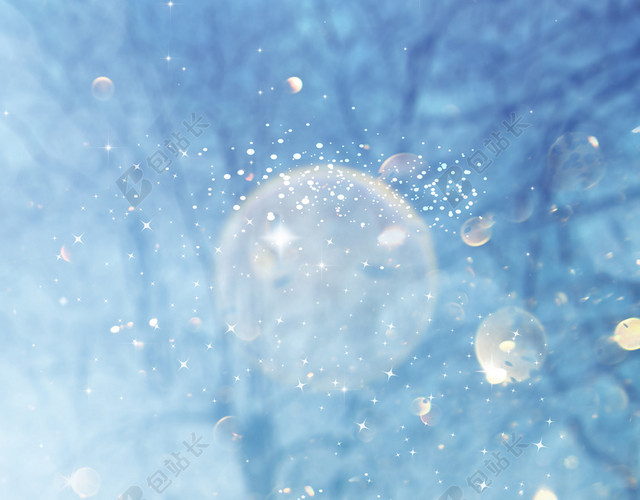 雪景海报背景PSD素材