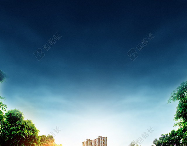 房地产海报背景