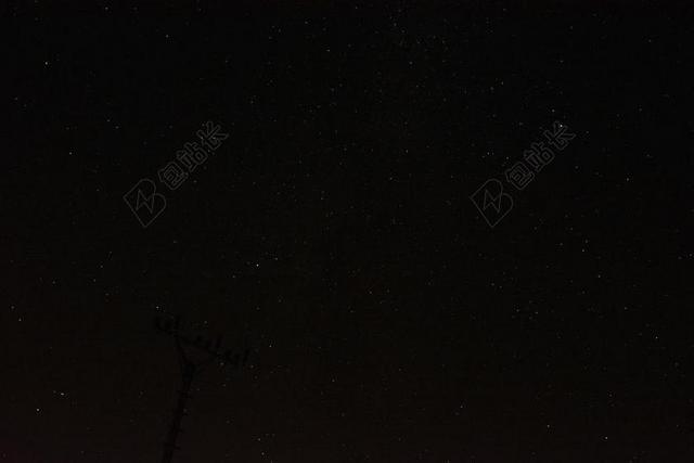 黑夜里的星星背景图片