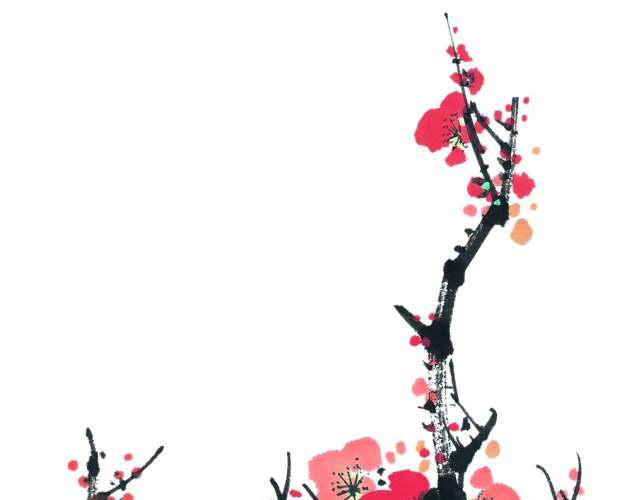 国画梅花