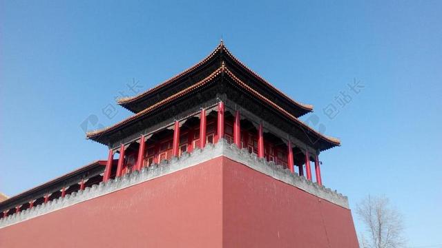 红色旅游自然建筑物城市背景图片