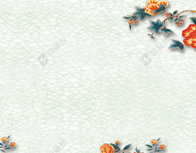 青花瓷纹理主图