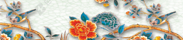 青花瓷纹理主图