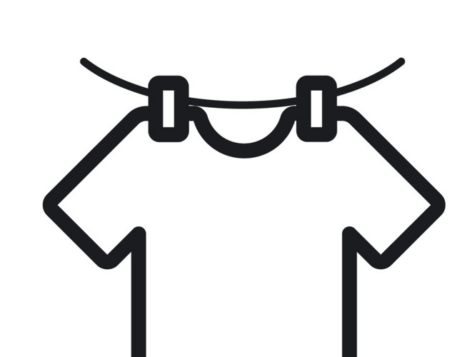 衣服清洁护理图标