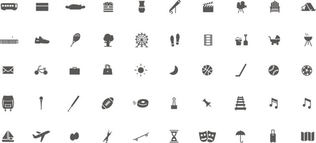 城市建筑矢量ICON
