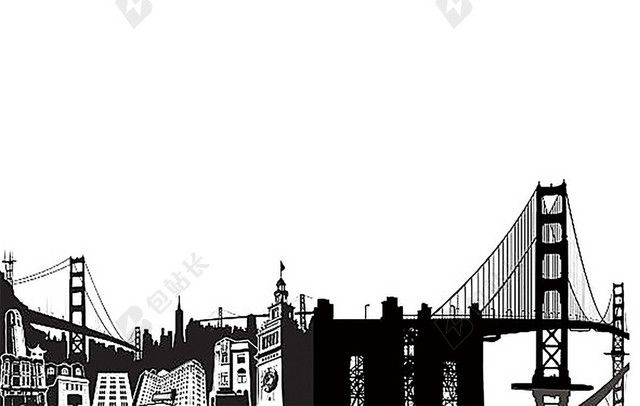 黑白封面背景图