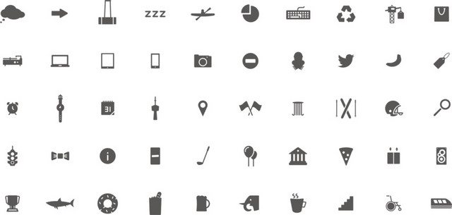 城市建筑矢量ICON