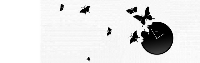 简约黑白个性广告背景BANNER