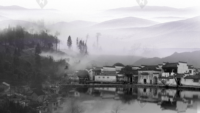 水墨背景图