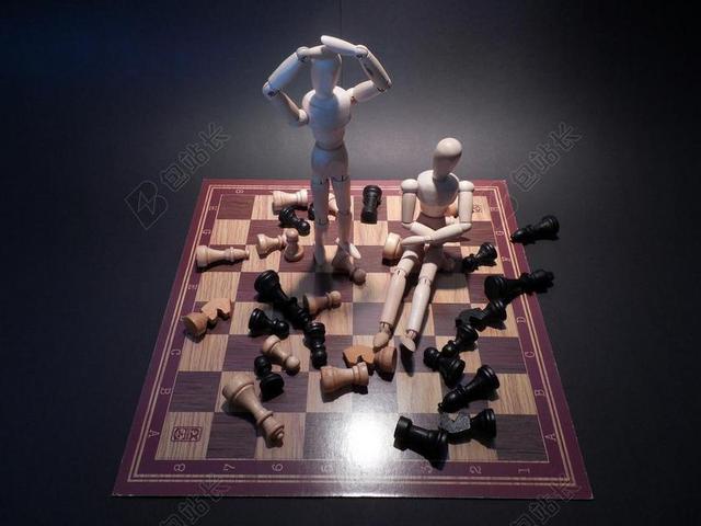 象棋 棋盘游戏 播放 失去 挫折 麻烦 应力 愤怒 得罪了